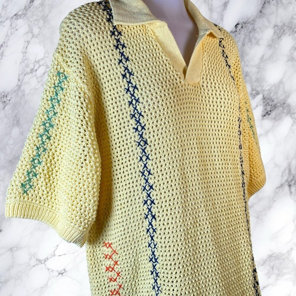 Zara Crochet Knit Shirt - Picture 5 of 11
